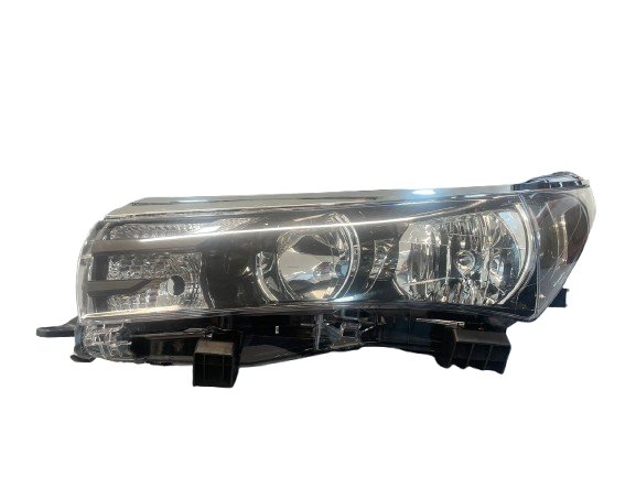 Head Lamp Corolla 2014 (Black Strip Inside) Chrome moulding
